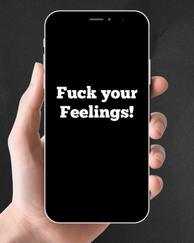 Men's Fuck Your Feelings QR Code T-Shirt